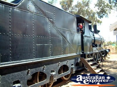 Loxton Historical Village Train . . . CLICK TO VIEW ALL LOXTON POSTCARDS