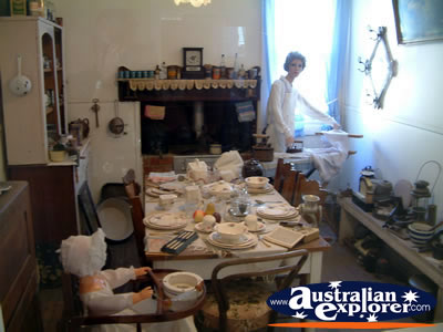 Loxton Historical Village Dining Room . . . CLICK TO VIEW ALL LOXTON POSTCARDS