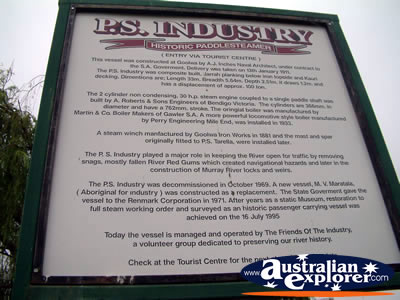 Renmark Info Plaques . . . CLICK TO VIEW ALL RENMARK POSTCARDS