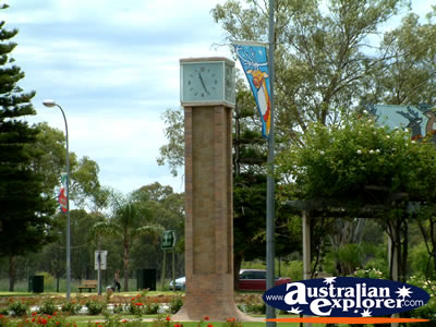 Renmark Town Clock . . . CLICK TO VIEW ALL RENMARK POSTCARDS