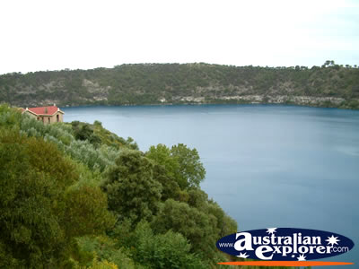 Landscape of Mount Gambier Blue Lake . . . VIEW ALL MOUNT GAMBIER PHOTOGRAPHS