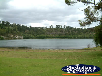 Mount Gambier View from Other Lake Wheelchair Swing . . . VIEW ALL MOUNT GAMBIER PHOTOGRAPHS