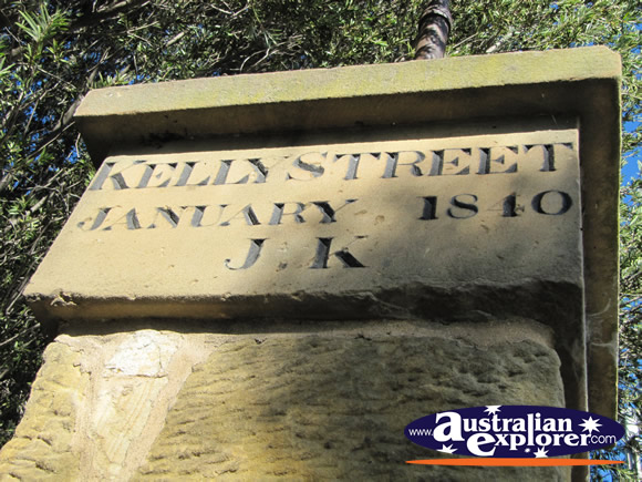 Kelly Street Sign . . . CLICK TO VIEW ALL HOBART POSTCARDS