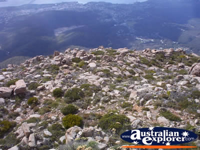Hobart - View from Mount Wellington . . . CLICK TO VIEW ALL MOUNT WELLINGTON POSTCARDS