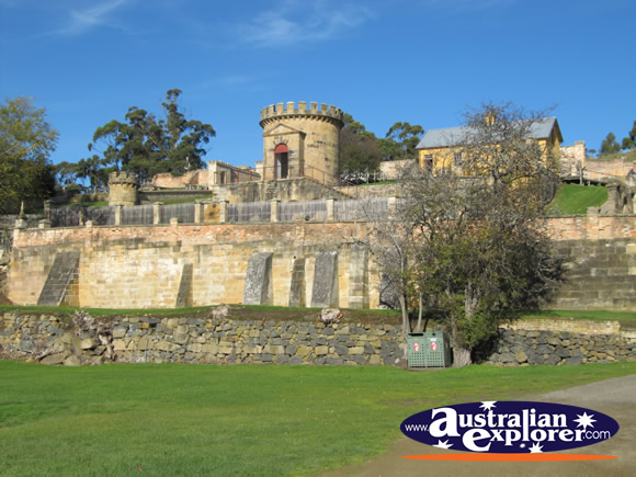 View of Guard Tower . . . CLICK TO VIEW ALL PORT ARTHUR POSTCARDS