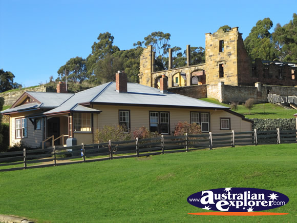 Policemans Residence . . . CLICK TO VIEW ALL PORT ARTHUR POSTCARDS