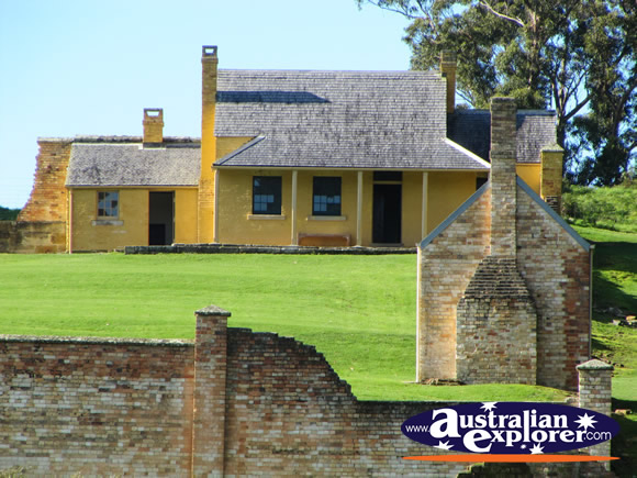 View of Smith Obriens Cottage . . . VIEW ALL PORT ARTHUR PHOTOGRAPHS
