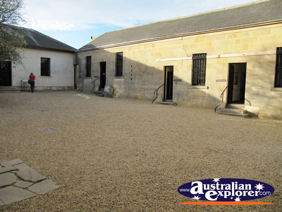 Gaol Courtyard . . . CLICK TO VIEW ALL RICHMOND POSTCARDS