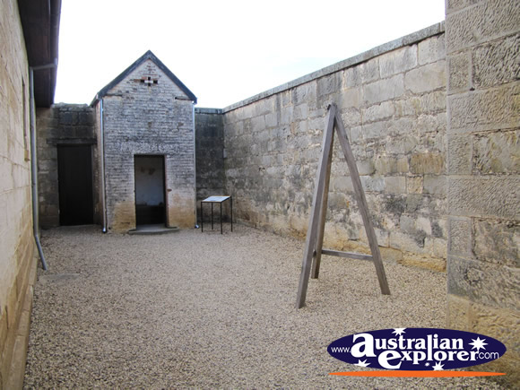 Gaol Outside Area . . . CLICK TO VIEW ALL RICHMOND POSTCARDS