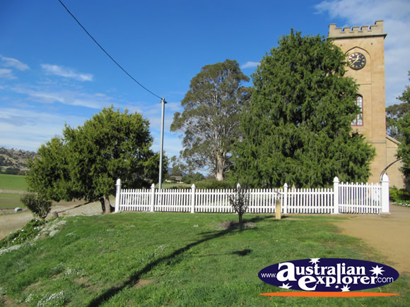 View of Anglican Church in Richmond . . . CLICK TO VIEW ALL RICHMOND POSTCARDS