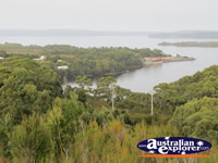 Landscape of Macquarie Harbour . . . CLICK TO ENLARGE