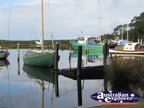 Small Jetty . . . CLICK TO VIEW ALL STRAHAN POSTCARDS