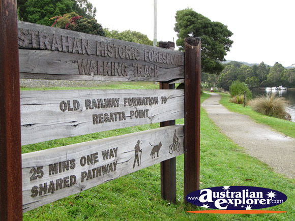 Strahan Historic Foreshore Walking Track . . . CLICK TO VIEW ALL STRAHAN POSTCARDS