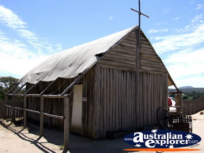 Ballarat Sovereign Hill Church . . . CLICK TO VIEW ALL BALLARAT POSTCARDS