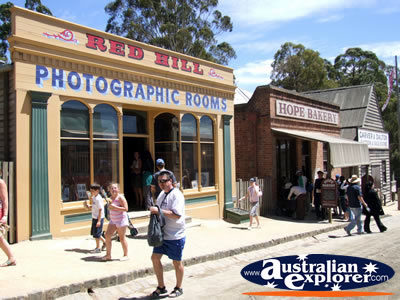 Ballarat Sovereign Hill Photographic Rooms . . . CLICK TO VIEW ALL BALLARAT POSTCARDS