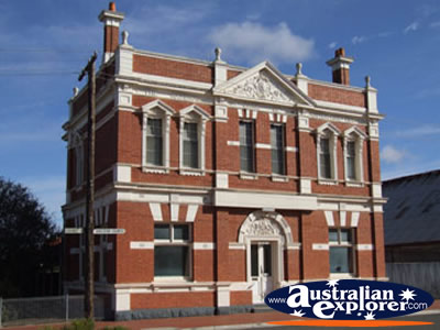 Dimboola Old National Bank . . . CLICK TO VIEW ALL DIMBOOLA POSTCARDS