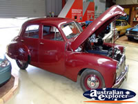 Vintage Holden Vehicle with Bonnet Up at Echuca Holden Museum . . . CLICK TO ENLARGE
