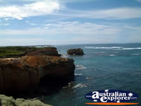 Picturesque scenery of Great Ocean Road Bay of Islands . . . CLICK TO ENLARGE