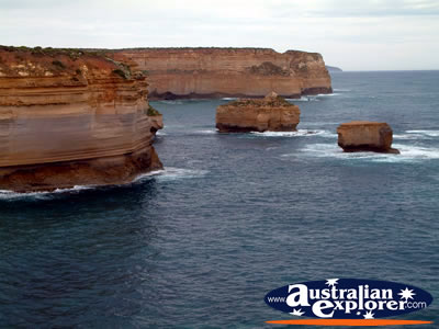 Spectacular View of Great Ocean Road Loch Ard Gorge . . . CLICK TO VIEW ALL GREAT OCEAN ROAD POSTCARDS