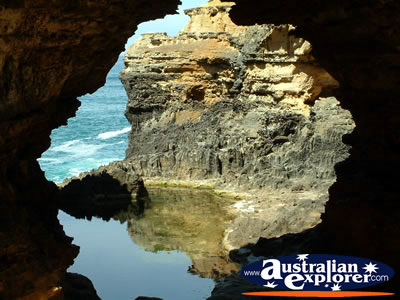 Great Ocean Road the Grotto in Victoria . . . CLICK TO VIEW ALL GREAT OCEAN ROAD POSTCARDS
