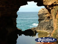 Great Ocean Road the Grotto Hole in Rock . . . CLICK TO ENLARGE