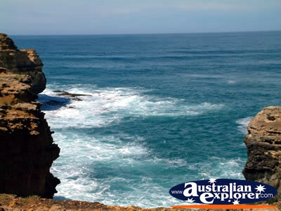 Great Ocean Road the Grotto Water View . . . CLICK TO VIEW ALL GREAT OCEAN ROAD POSTCARDS
