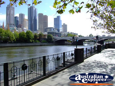 View of Melbourne . . . CLICK TO VIEW ALL MELBOURNE POSTCARDS