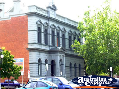 Castlemaine Mines Building . . . CLICK TO VIEW ALL CASTLEMAINE POSTCARDS