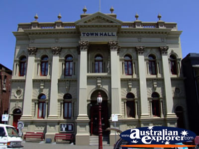 Daylesford Town Hall . . . CLICK TO VIEW ALL DAYLESFORD POSTCARDS