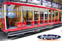 Red Passenger Tram in Bendigo . . . CLICK TO ENLARGE