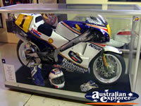 Phillip Island Circuit Museum Motorbike in Class Cabinet . . . CLICK TO ENLARGE