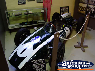 Phillip Island Circuit Museum Race Car Model . . . CLICK TO VIEW ALL PHILLIP ISLAND (RACE TRACK AND MUSEUM) POSTCARDS