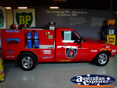 Phillip Island Circuit Museum Fire Truck Model . . . CLICK TO VIEW ALL PHILLIP ISLAND (RACE TRACK AND MUSEUM) POSTCARDS