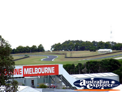 Phillip Island Race Track View . . . CLICK TO VIEW ALL PHILLIP ISLAND (RACE TRACK AND MUSEUM) POSTCARDS