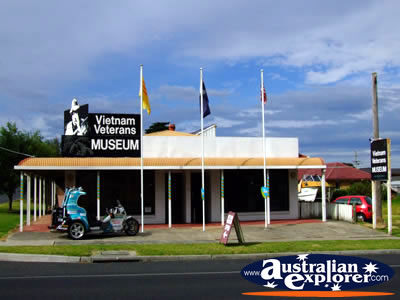 Vietnam Vets Museum in San Remo . . . CLICK TO VIEW ALL SAN REMO POSTCARDS