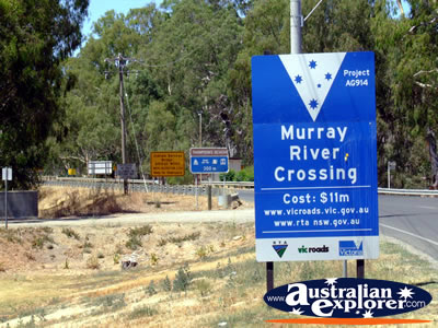 Cobram Murray River Crossing . . . CLICK TO VIEW ALL COBRAM POSTCARDS