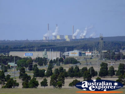 Morwell View from Power Works . . . CLICK TO VIEW ALL MORWELL POSTCARDS