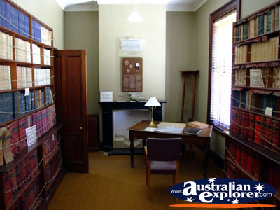Beechworth Courthouse Office Room . . . CLICK TO VIEW ALL BEECHWORTH (COURTHOUSE) POSTCARDS