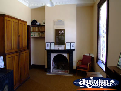 Beechworth Courthouse Room . . . CLICK TO VIEW ALL BEECHWORTH (COURTHOUSE) POSTCARDS