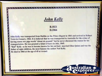 Beechworth Courthouse John Kelly Display . . . CLICK TO VIEW ALL BEECHWORTH (COURTHOUSE) POSTCARDS