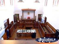Courtroom at Beechworth Courthouse . . . CLICK TO ENLARGE