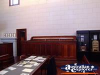 Beechworth Courthouse Jury Stand . . . CLICK TO ENLARGE