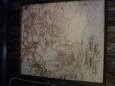Wangaratta Ned Kelly Country Map . . . CLICK TO VIEW ALL WANGARATTA POSTCARDS