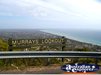 Arthurs Seat Murrays Lookout Signpost and View . . . CLICK TO ENLARGE