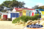 Colourful Beach Huts on Mornington Beach . . . CLICK TO ENLARGE