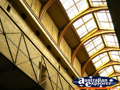 Old Melbourne Gaol Roof . . . CLICK TO VIEW ALL MELBOURNE (OLD MELBOURNE GAOL) POSTCARDS