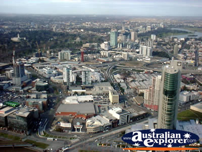 View from Rialto Towers . . . CLICK TO VIEW ALL RIALTO TOWERS POSTCARDS