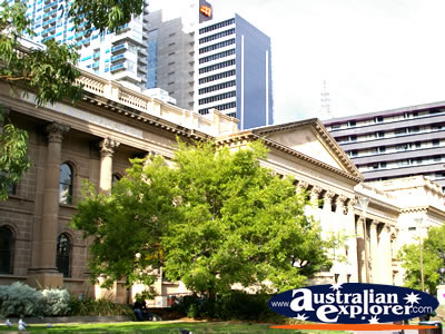 Beautiful State Library . . . CLICK TO VIEW ALL MELBOURNE (BUILDINGS) POSTCARDS