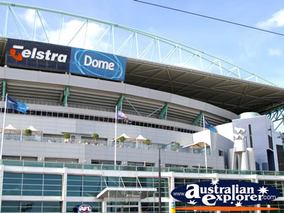 Telstra Dome . . . CLICK TO VIEW ALL MELBOURNE (TELSTRA DOME) POSTCARDS
