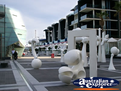 White Sculptures on the Harbour . . . VIEW ALL MELBOURNE (VICTORIA HARBOUR) PHOTOGRAPHS
